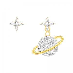 Iced Out Star Earrings