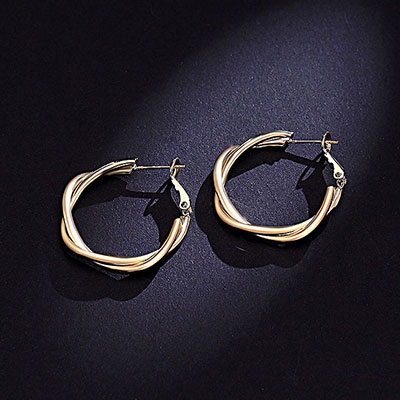 real silver hoop earrings