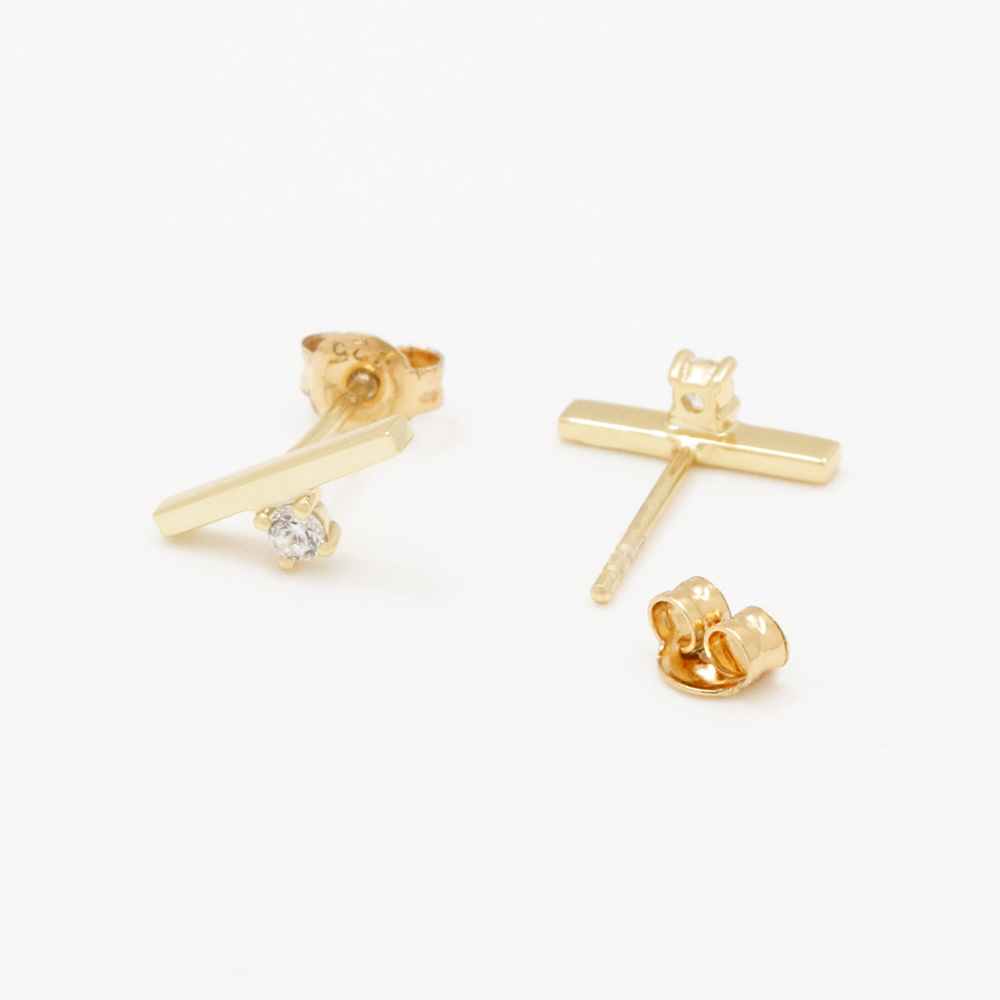 natural pearl earrings stud sterling silver