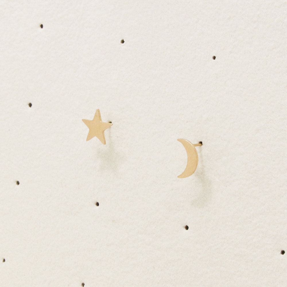 sterling silver star earrings women