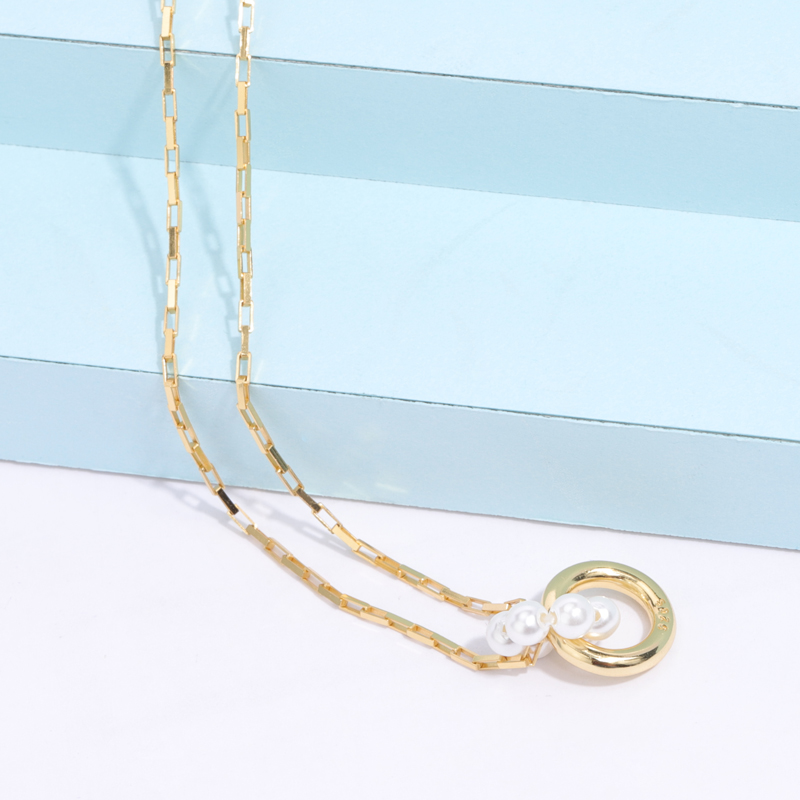 wholesale necklace 2 circles