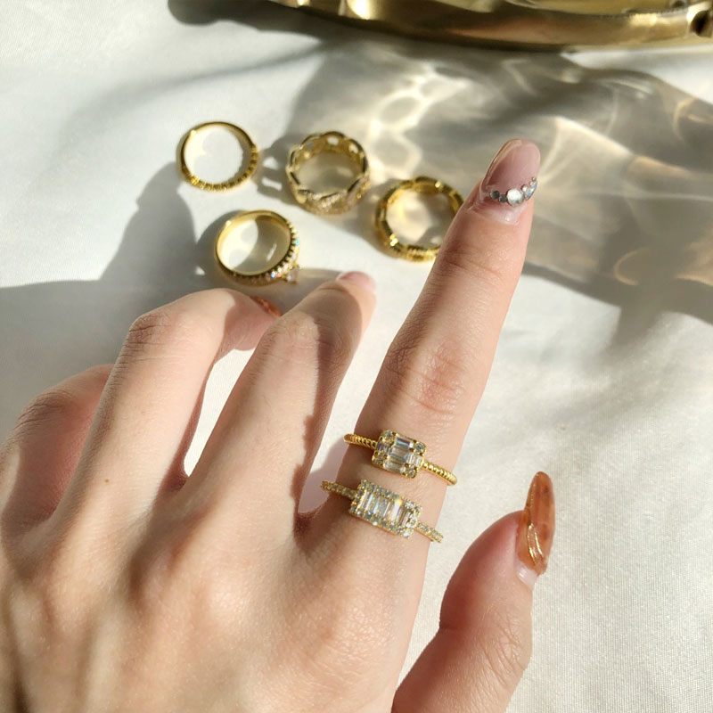 baguette cluster ring wholesale