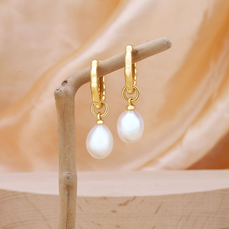 baroque hoop earrings bulk