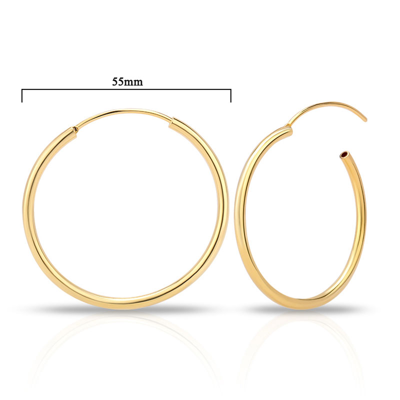 big round hoop earrings