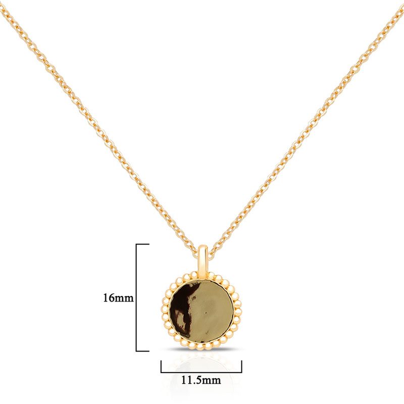 personalized disc necklace