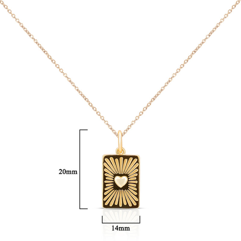 sunburst pendant necklace