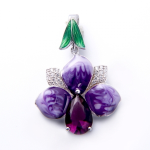 Purple Jewelry Pendant Necklace