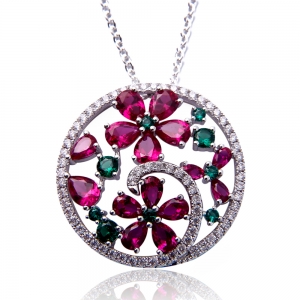 Ruby Stone Jewelry Pendant