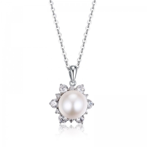 925 Silver Jewelry Big Freshwater Pearl Pendant