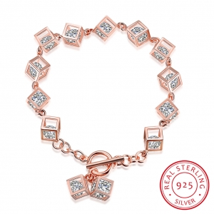 ladies' silver jewelry bracelet