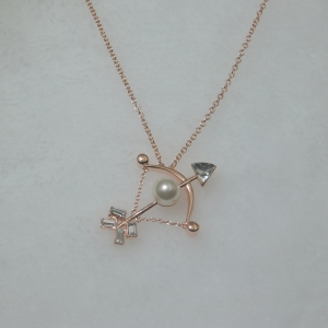 Rose gold O-Chain necklace