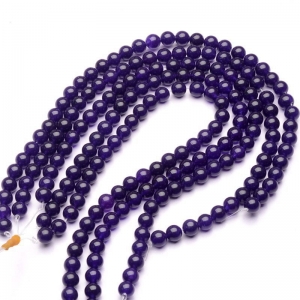 China Wholesale Jewelry Beads Purple Chalcedony Beads
