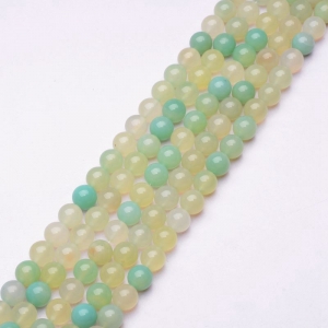 High Quality Apple Green Agate Beads for Sale