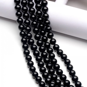 Black Agate Beads with Different Sizes