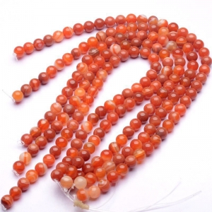 charming red agate stone