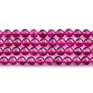 Wholesale Imitation Garnet Loose Gemstone Beads