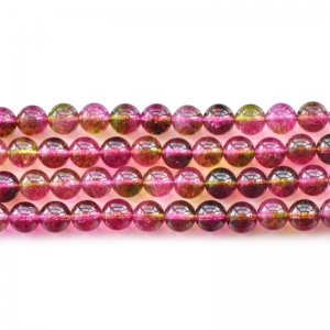 Imitation Watermelon Tourmaline Gemstone Beads for Jewelry