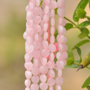 Wholesale Heart Shape Pink Crystal Beads