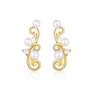 yellow jewelry stud earrings