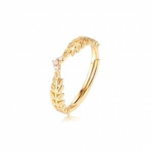 yellow band ring for women