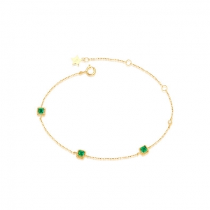 Women Jewelry Emerald Necklace