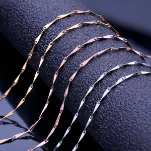 Sterling Silver Seeds Chain Necklace