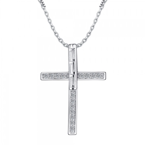 Silver Cross Chian Necklace
