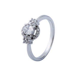 Women CZ silver ring