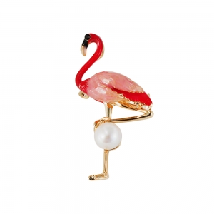 Fashion Flamingo Jewelry Brooches