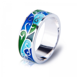 Wave S925 Sterling Silver Jewelry Band