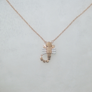 Scorpion Necklace Silver