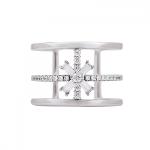 Cross Sterling Silver Rings