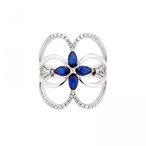 Cross Sterling Silver Ring