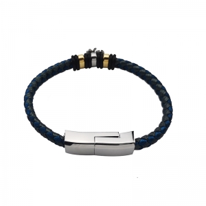Stainless Steel Android Stealth Charging Bracelet