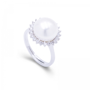 Natural Pearl Promise Ring