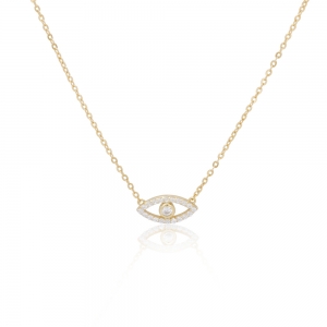 Evil Eye Protection Necklace Silver