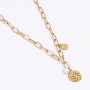 large oval link chain necklace