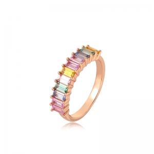 Rainbow Ring Baguette