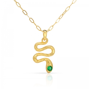snake diamond necklace