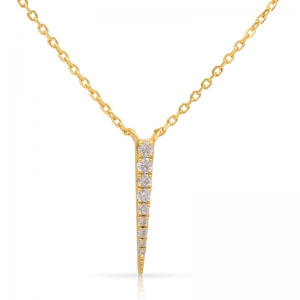 diamond spike necklace