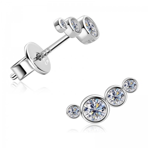 moissanite studs