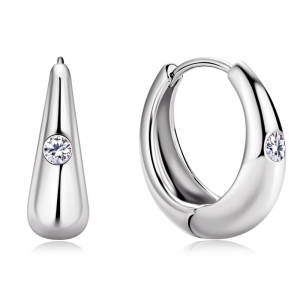 moissanite hoops