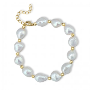 baroque freshwater pearl bracelet