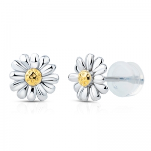 flower daisy stud earring