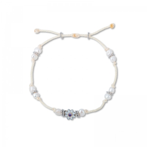 amethyst daisy pearl bracelet