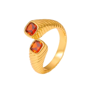 Zircon Open Ring