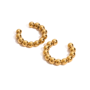 Molten Hoop Earrings