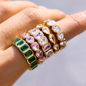 Heart Eternity Ring