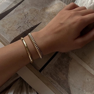 Open Cuff Plain Bangle