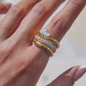Chunky Wave Ring
